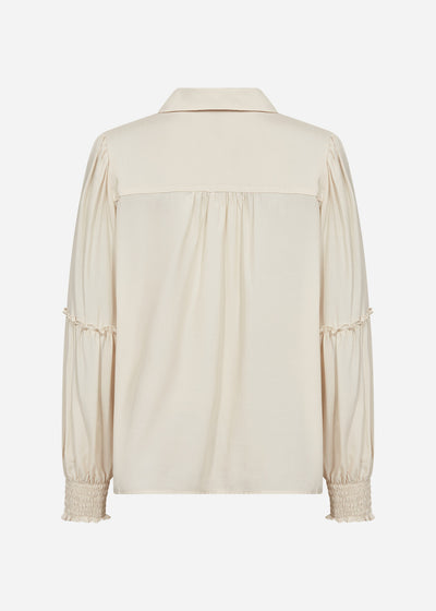 SC-BARBEL 2 Skjorte Creme