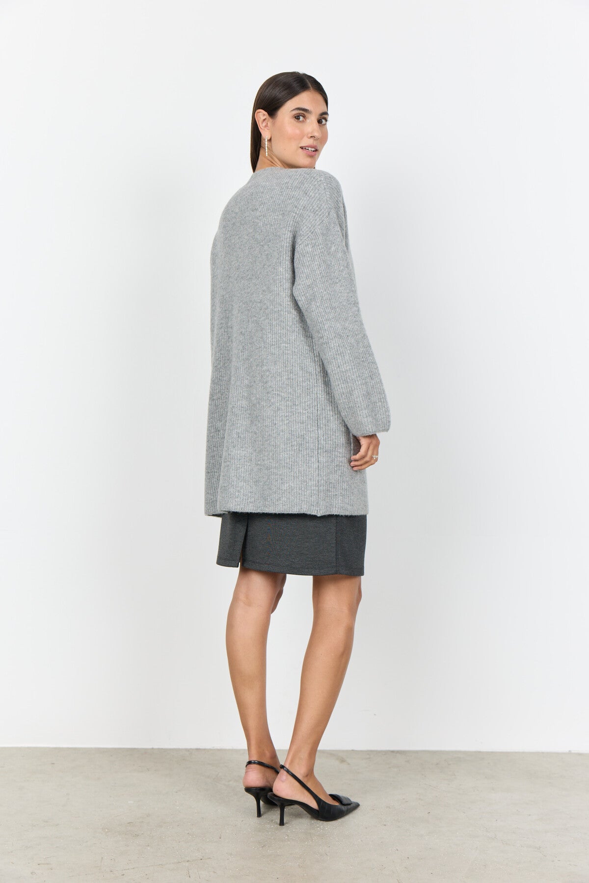 SC-AVALON 3 Cardigan Grå