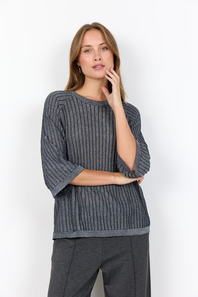 SC-VIOLETTA 4 Bluse Sort