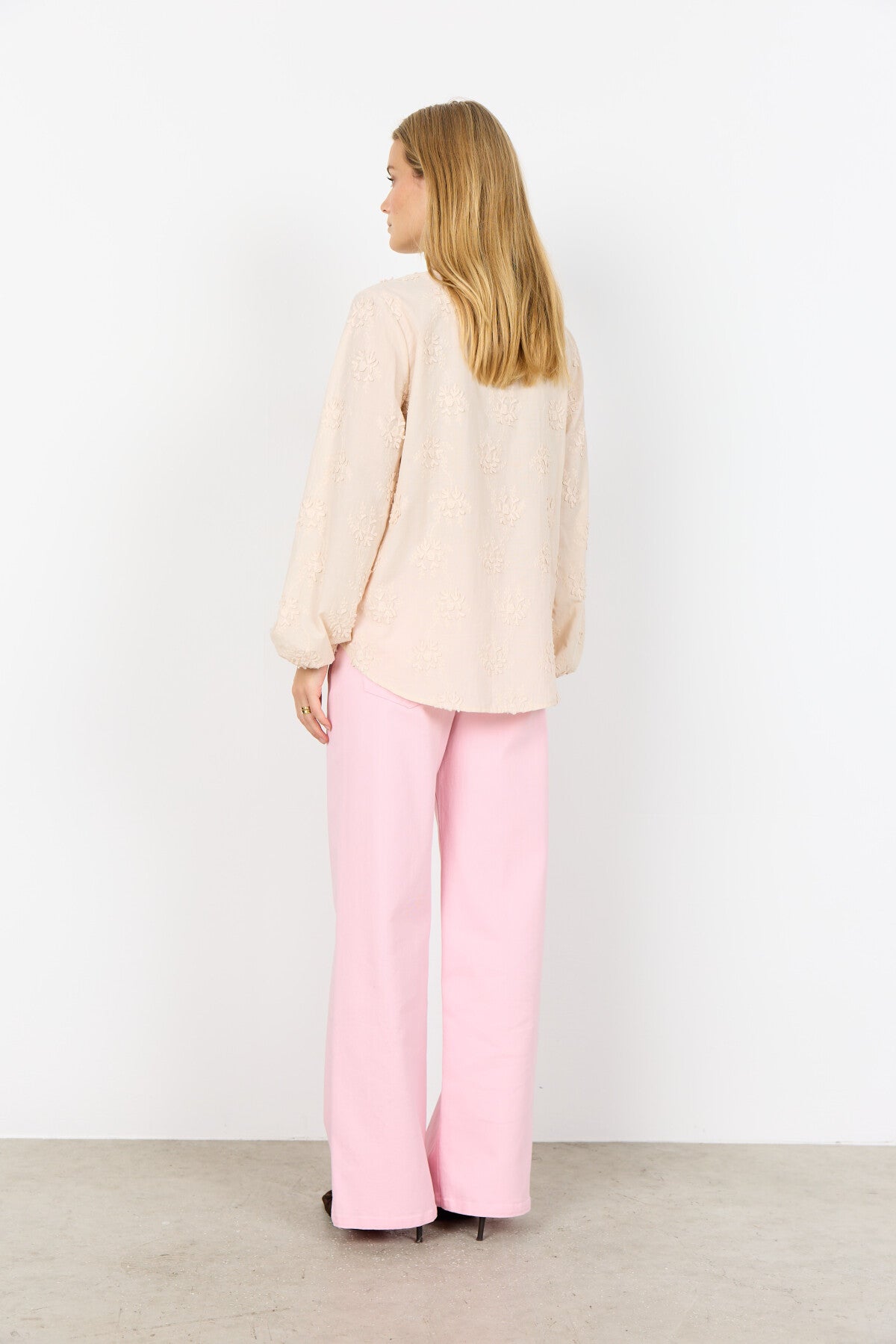 SC-BARBRA 1 Bluse Creme