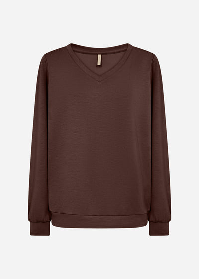 SC-BANU 194 Bluse Mørk brun