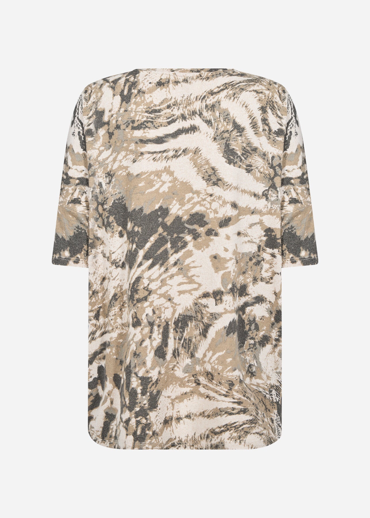 SC-BIARA AOP 140 T-shirt Creme