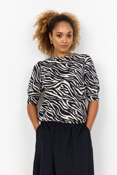 SC-FIONIA 9 Bluse Sort
