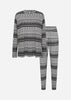 SC-BIARA AOP SET 149 Pyjamas Grå