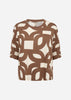 SC-FELICITY AOP 541 T-shirt Brun