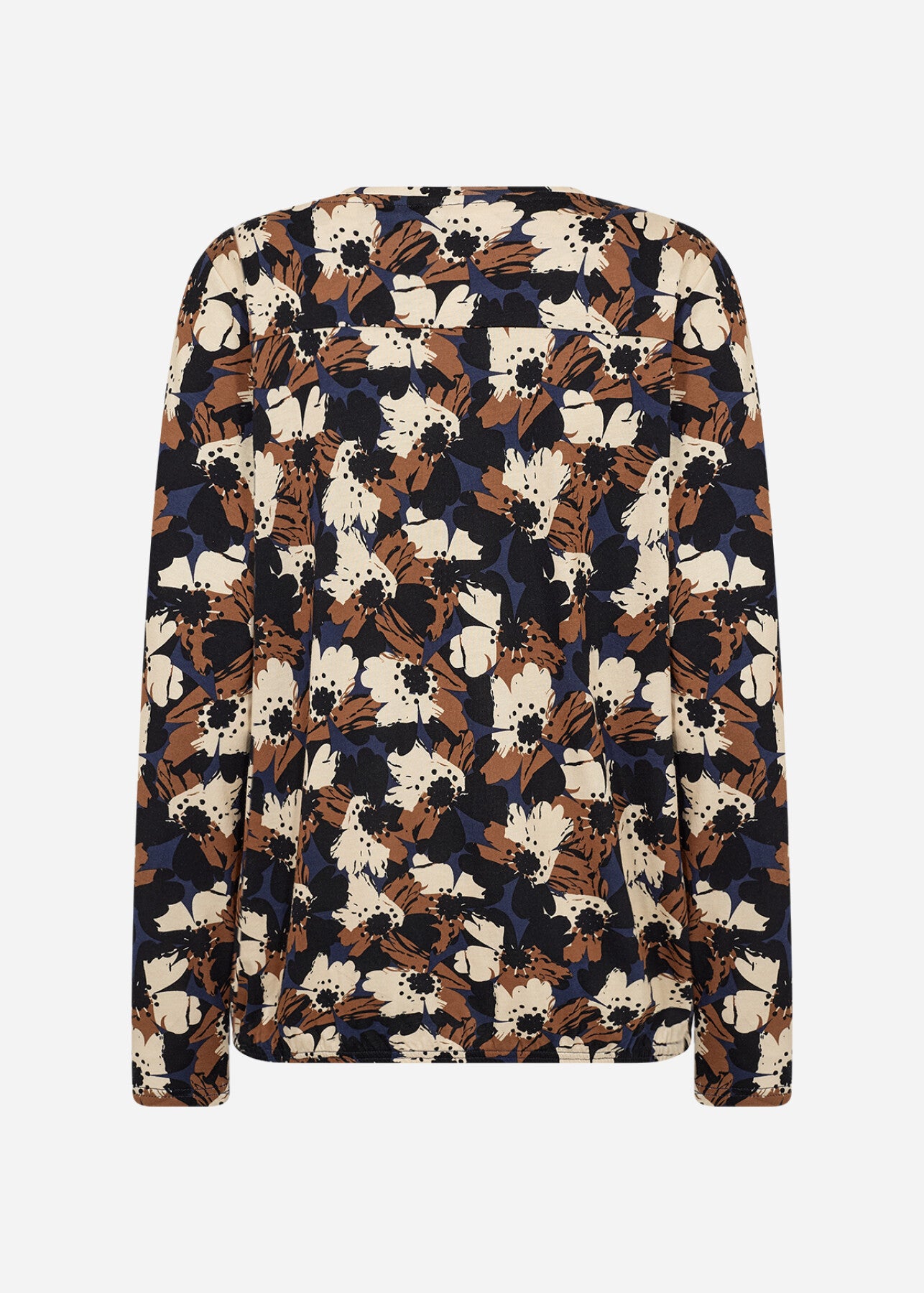 SC-FELICITY AOP 529 Bluse Sort