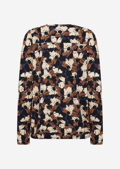 SC-FELICITY AOP 529 Bluse Sort