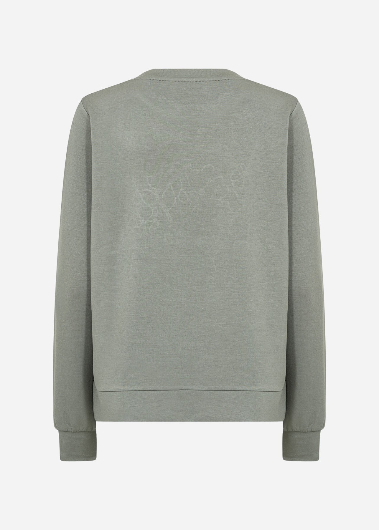 SC-BANU 287 Sweatshirt Støvet Grøn