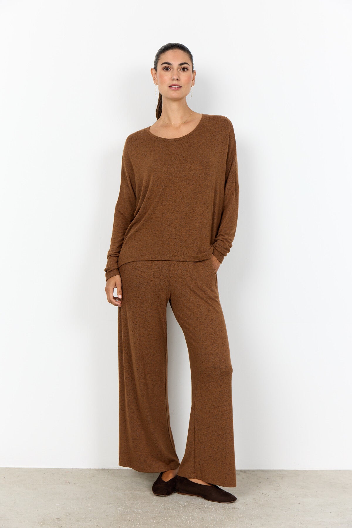 SC-BIARA 1 Bluse Brun