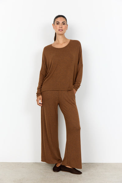 SC-BIARA 1 Bluse Brun
