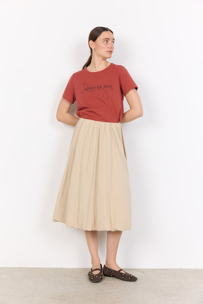 SC-RINA FP 10 T-shirt Rust rød