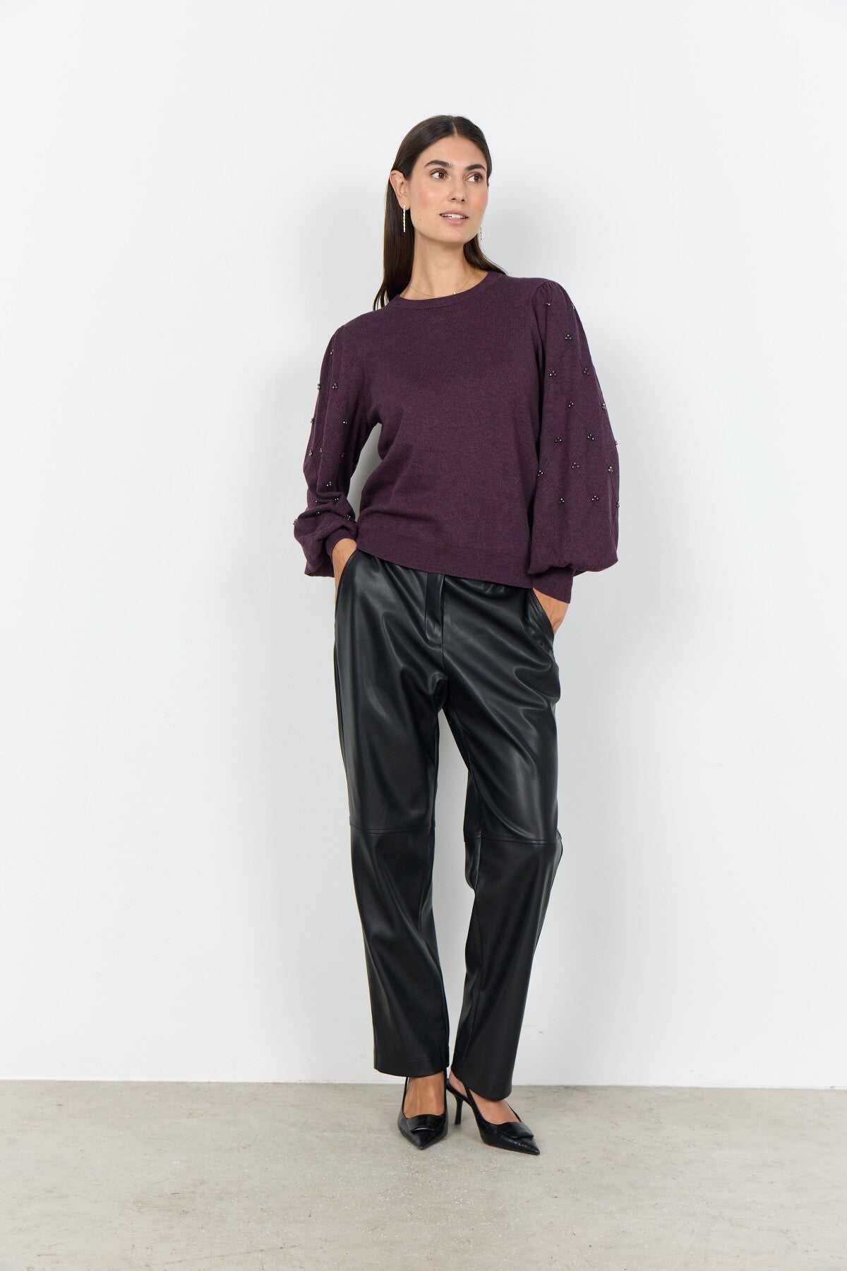 SC-DOLLIE 802 Pullover Lilla