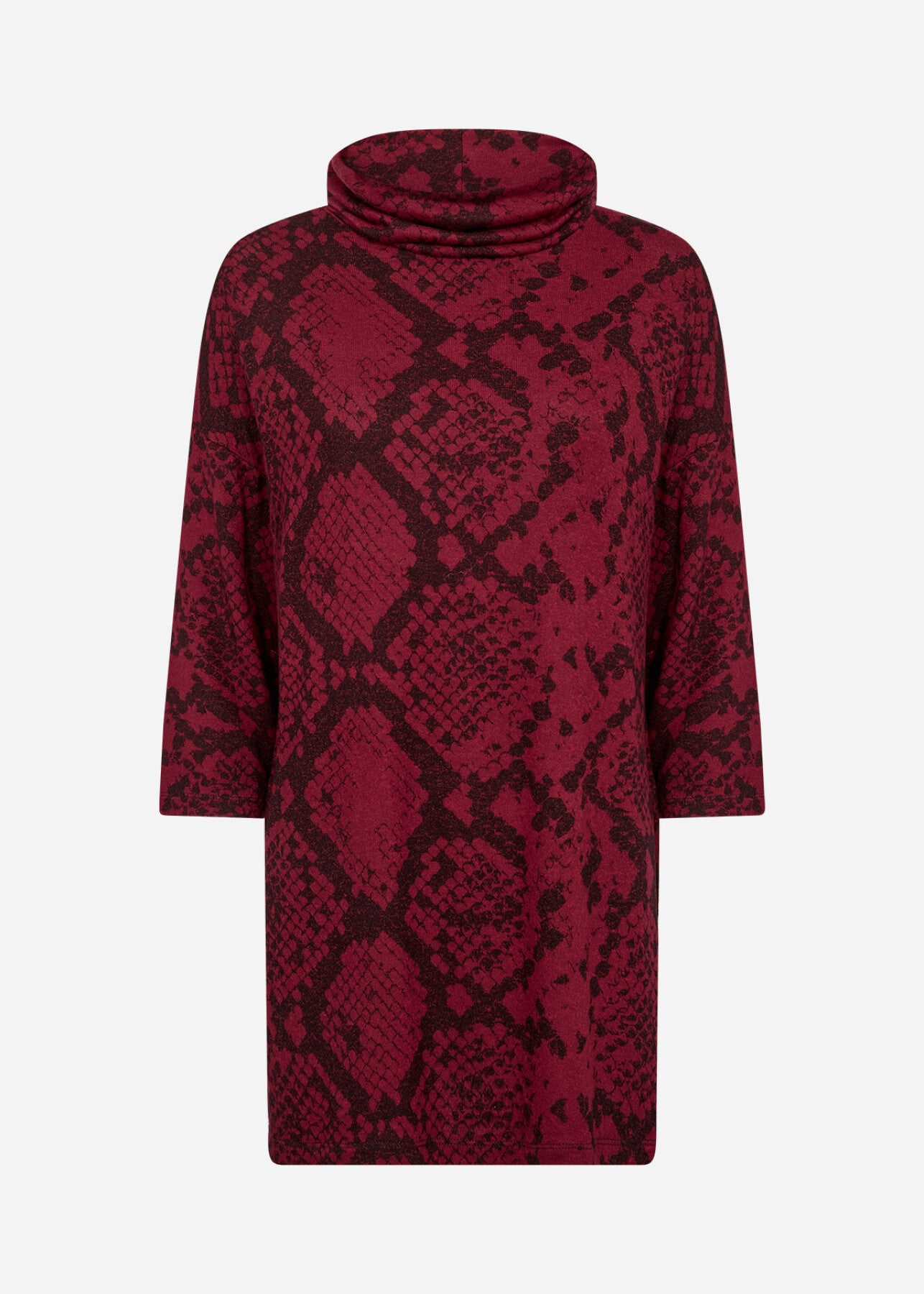 SC-BIARA AOP 146 Sweatshirt Bordeaux