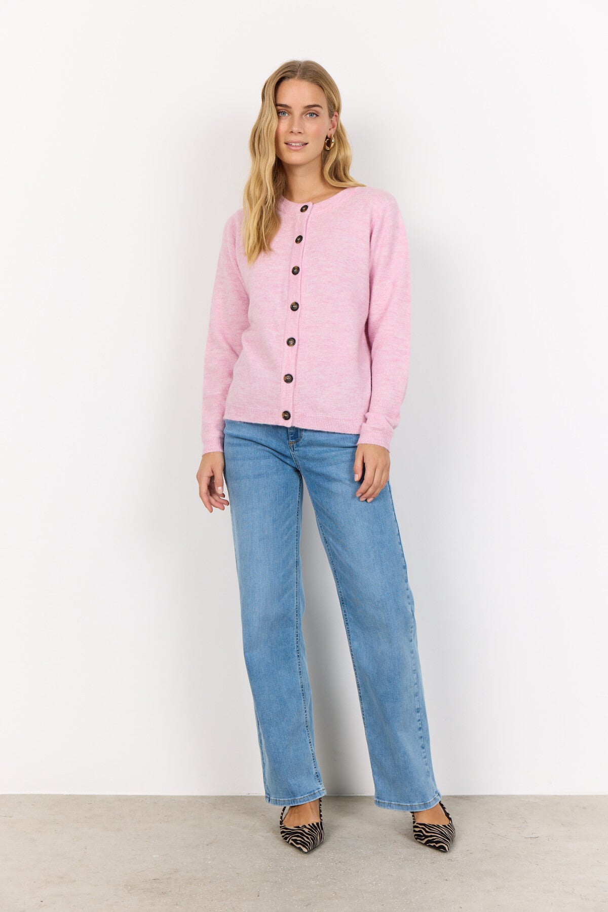 SC-ORLEAN 2 Cardigan Lyserød