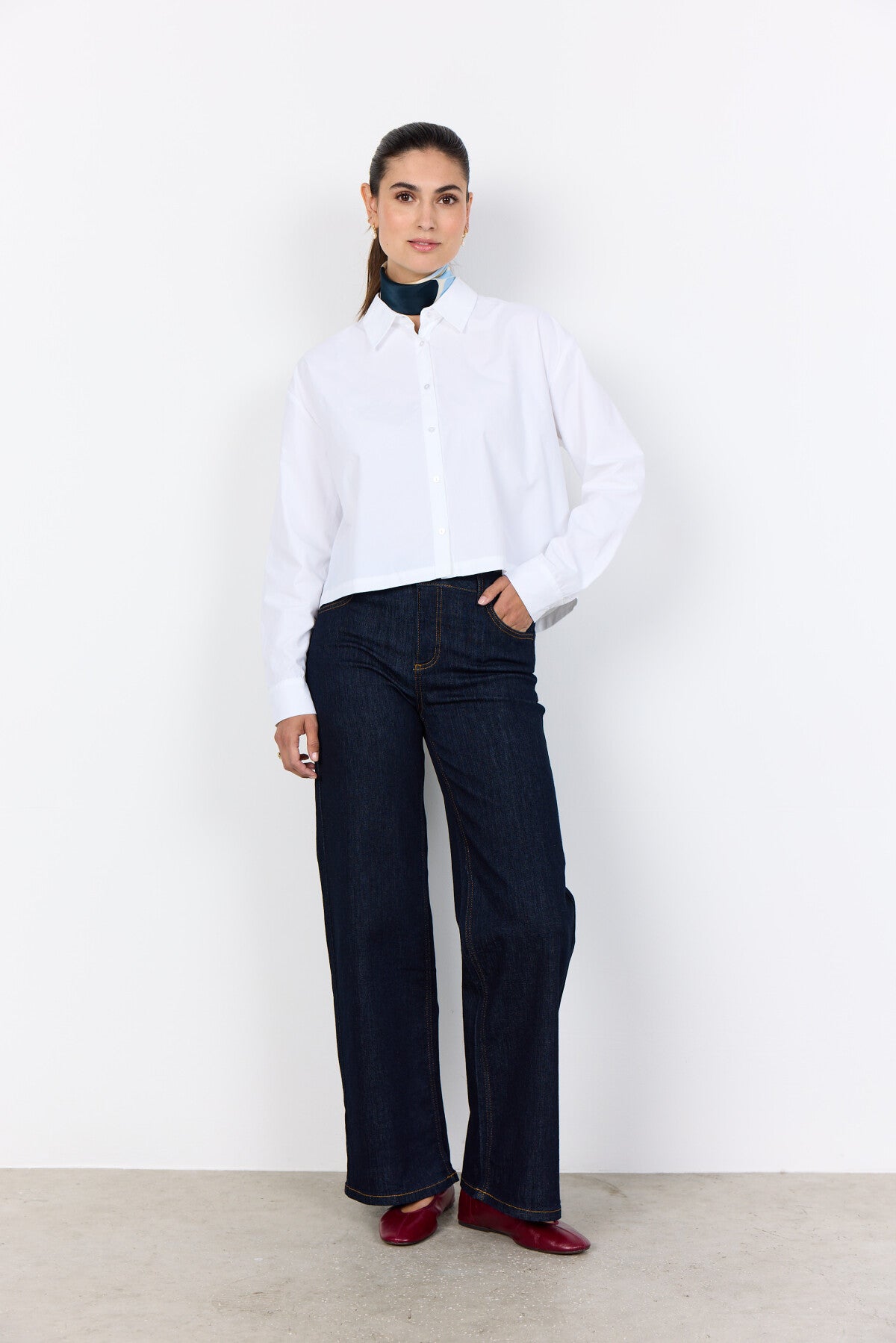 SC-NETTI 115 Skjorte Hvid