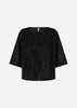 SC-JASLEEN 1 Bluse Sort