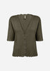 SC-DOLLIE 788 Cardigan Mørkegrøn