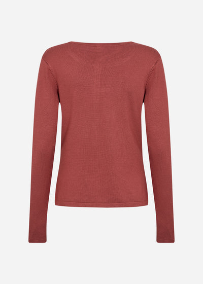 SC-DOLLIE 446 Cardigan Rust rød