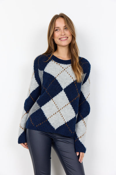 SC-ACACIE 1 Pullover Mørk blå