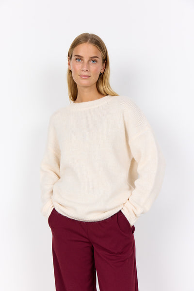 SC-GUNNA 1 Pullover Creme