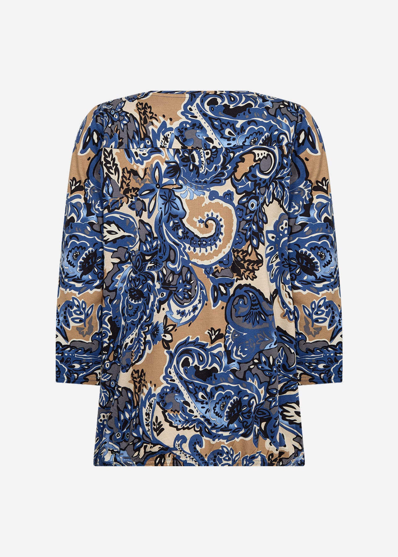 SC-FELICITY AOP 517 Bluse Mørk blå