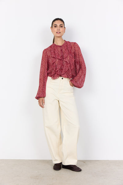 SC-BEBBIE 1 Skjorte Rubin rød