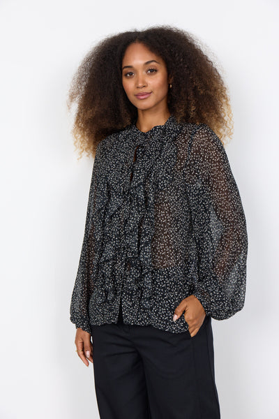 SC-BEBBIE 1 Skjorte Sort