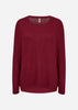 SC-BIARA 1 Bluse Bordeaux
