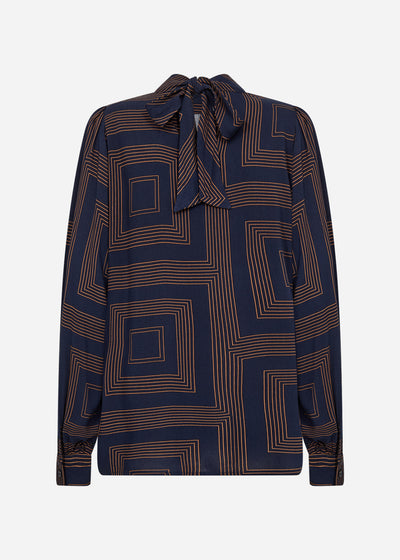 SC-ANNABEL 2 Bluse Mørk blå