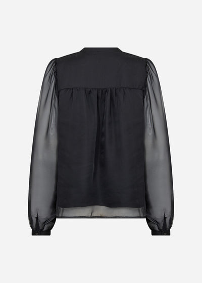 SC-ANNE 1 Bluse Sort