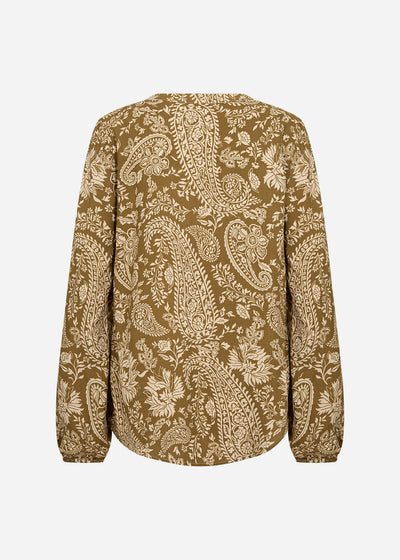 SC-VALGERDA 2 Bluse Mørkegrøn