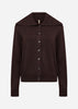 SC-DOLLIE 837 Cardigan Mørk blomme