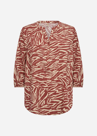 SC-SADE 2 Bluse Rust rød