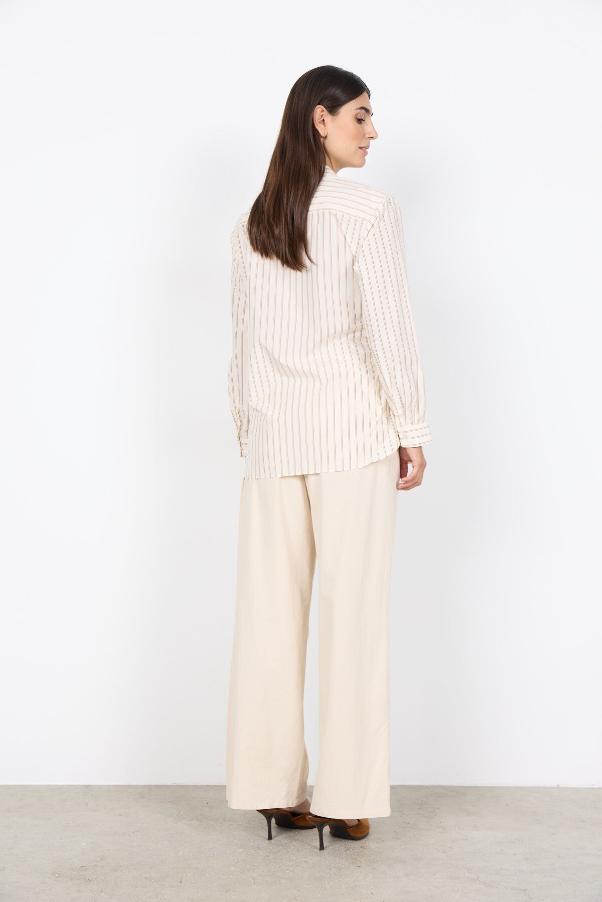 SC-BARDOT 3 Skjorte Creme