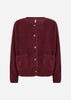 SC-ONYX 2 Cardigan Mørk rød