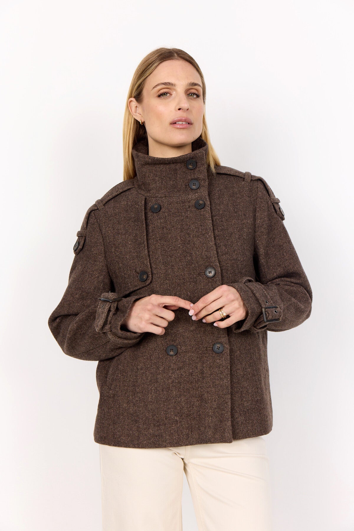 SC-SHAKIRA 1 Jakke Mørk brun