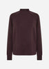 SC-BANU 332 Bluse Mørk blomme