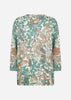 SC-FELICITY AOP 536 Bluse Grøn