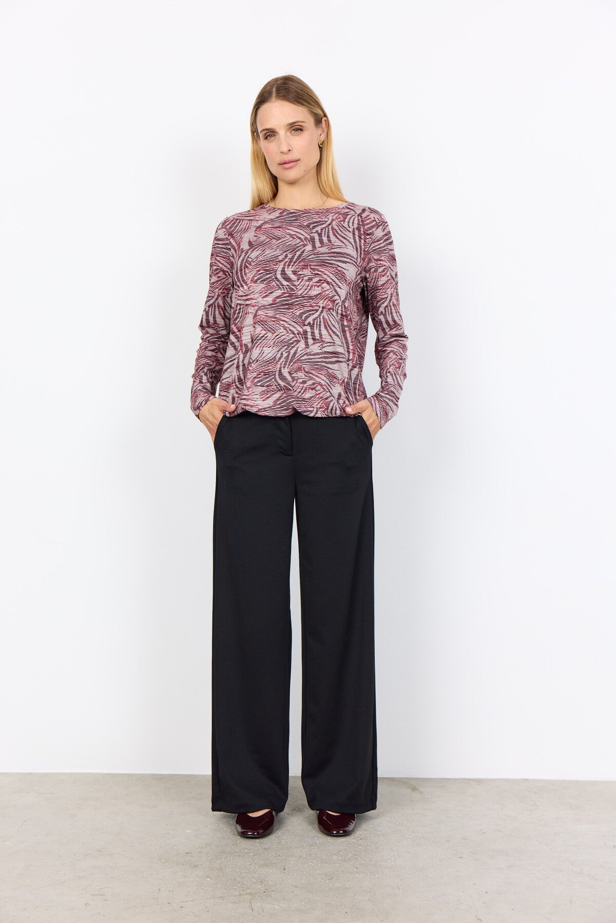 SC-GALINA 63 Bluse Rød