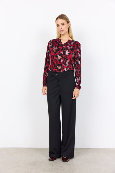 SC-MARICA AOP 341 Bluse Rød