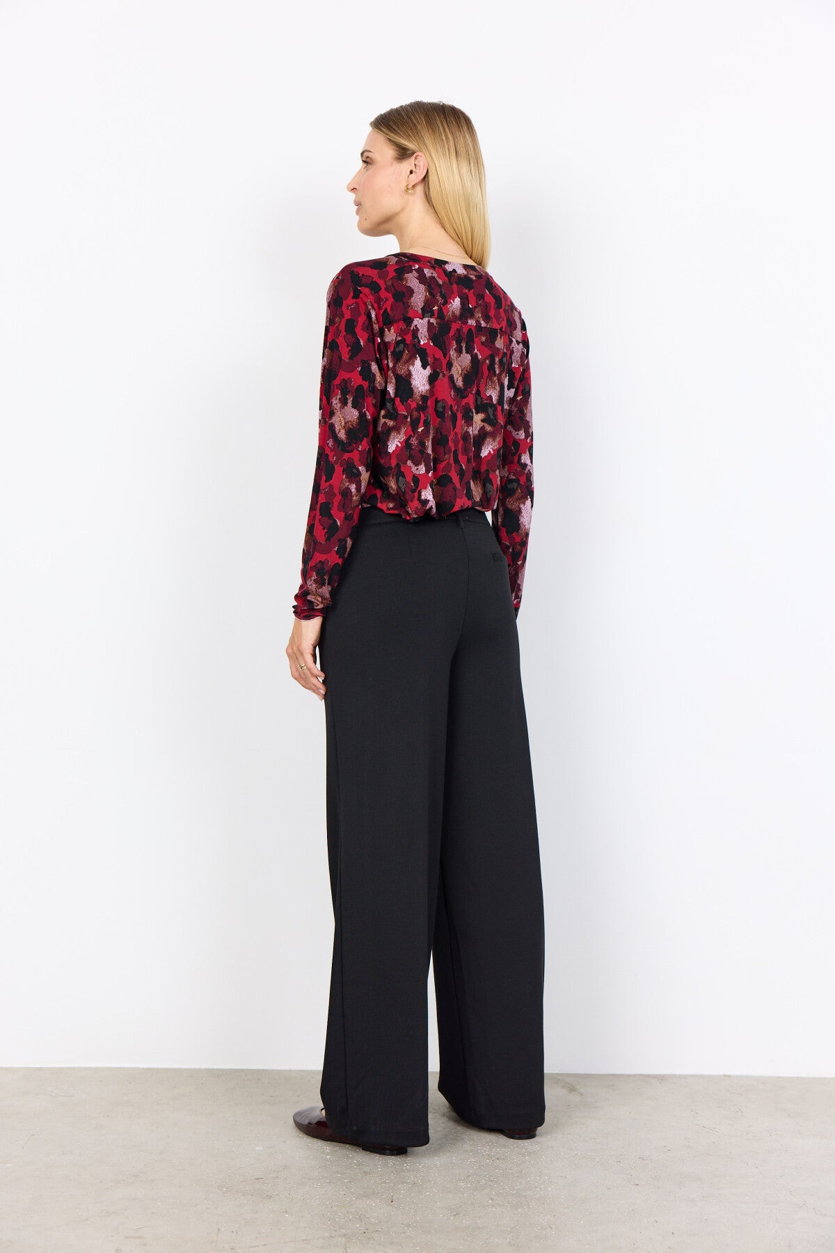 SC-MARICA AOP 341 Bluse Rød