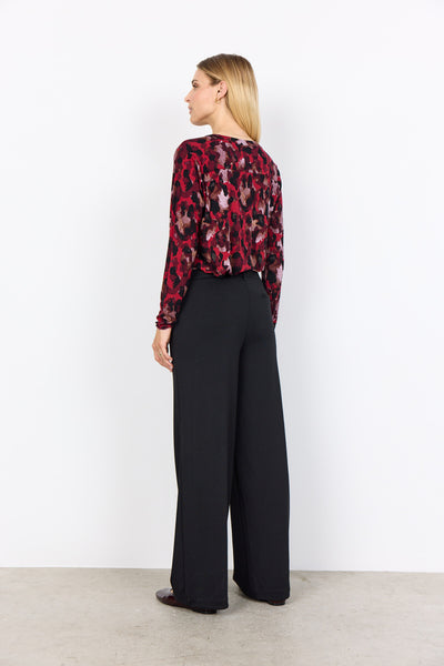 SC-MARICA AOP 341 Bluse Rød
