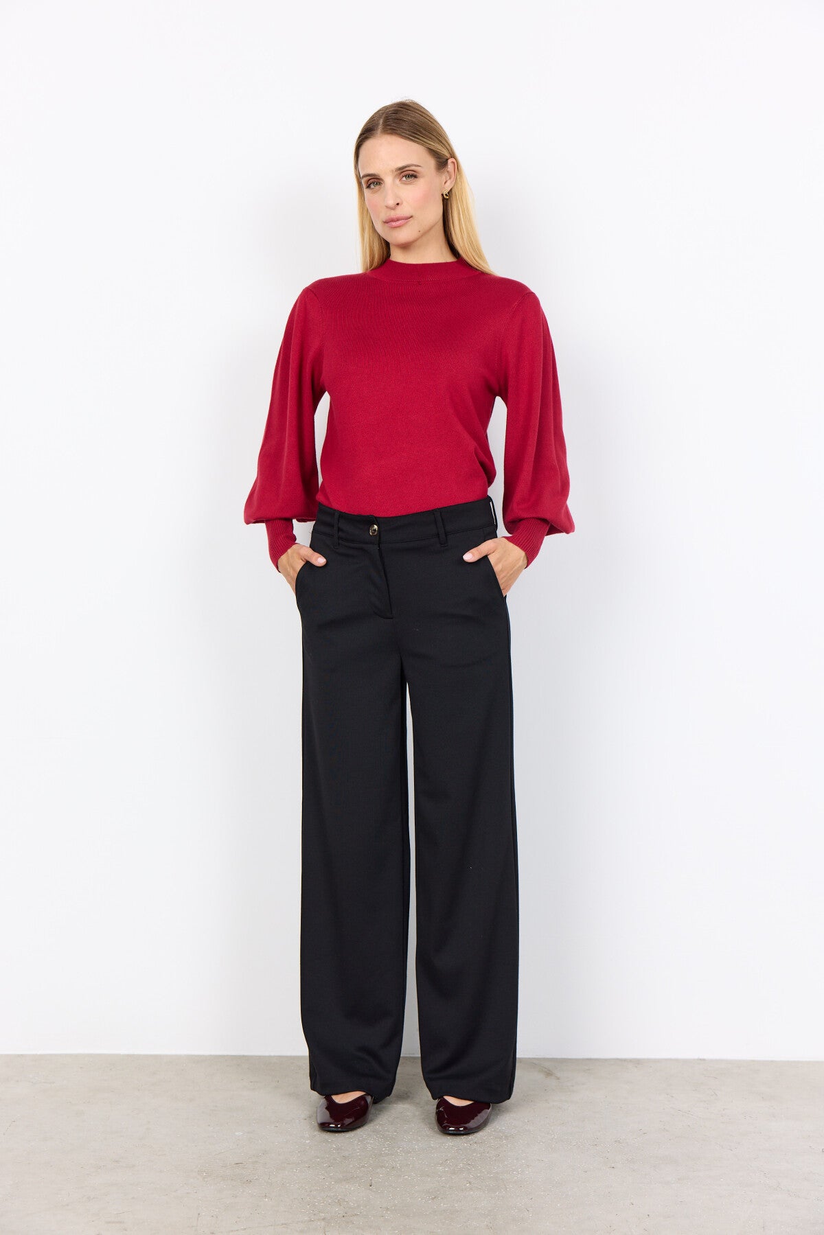 SC-DOLLIE 666 Pullover Rød
