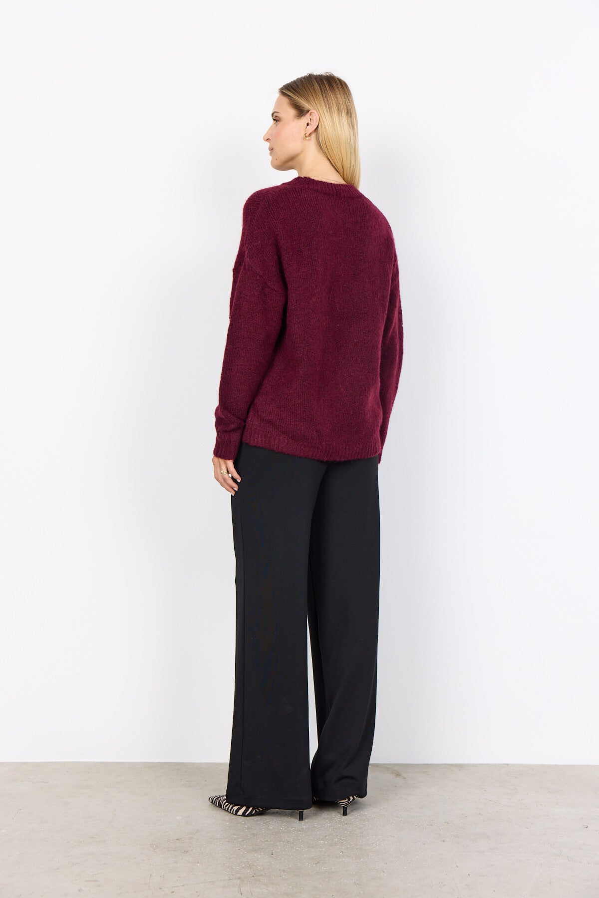 SC-GUNNA 1 Pullover Bordeaux