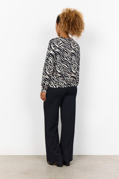 SC-FIONIA 8 Bluse Sort